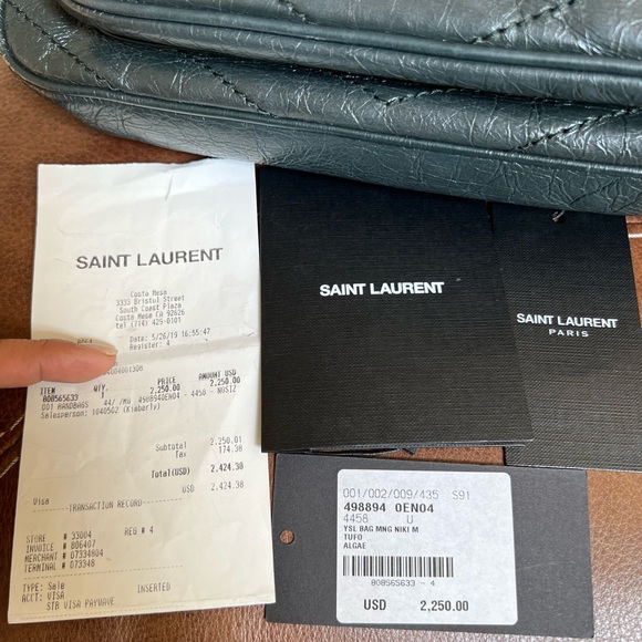 YSL Bag  Yves Saint Laurent MNG NIKI M - Picture 12 of 12